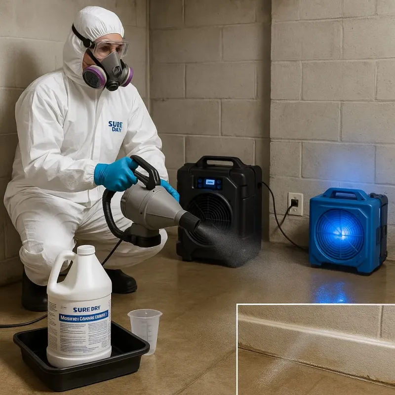 Sanitization and Odor Removal process in Oblong, IL