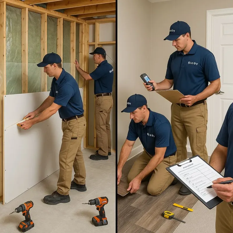 Repairs and Reconstruction process in Oblong, IL